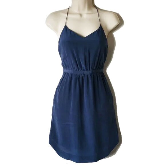 NWOT Madewell Silk Starview Cami Dress 0 Spaghetti Strap Mini - Picture 1 of 10